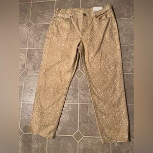 NWT American Eagle 90’s straight floral denim